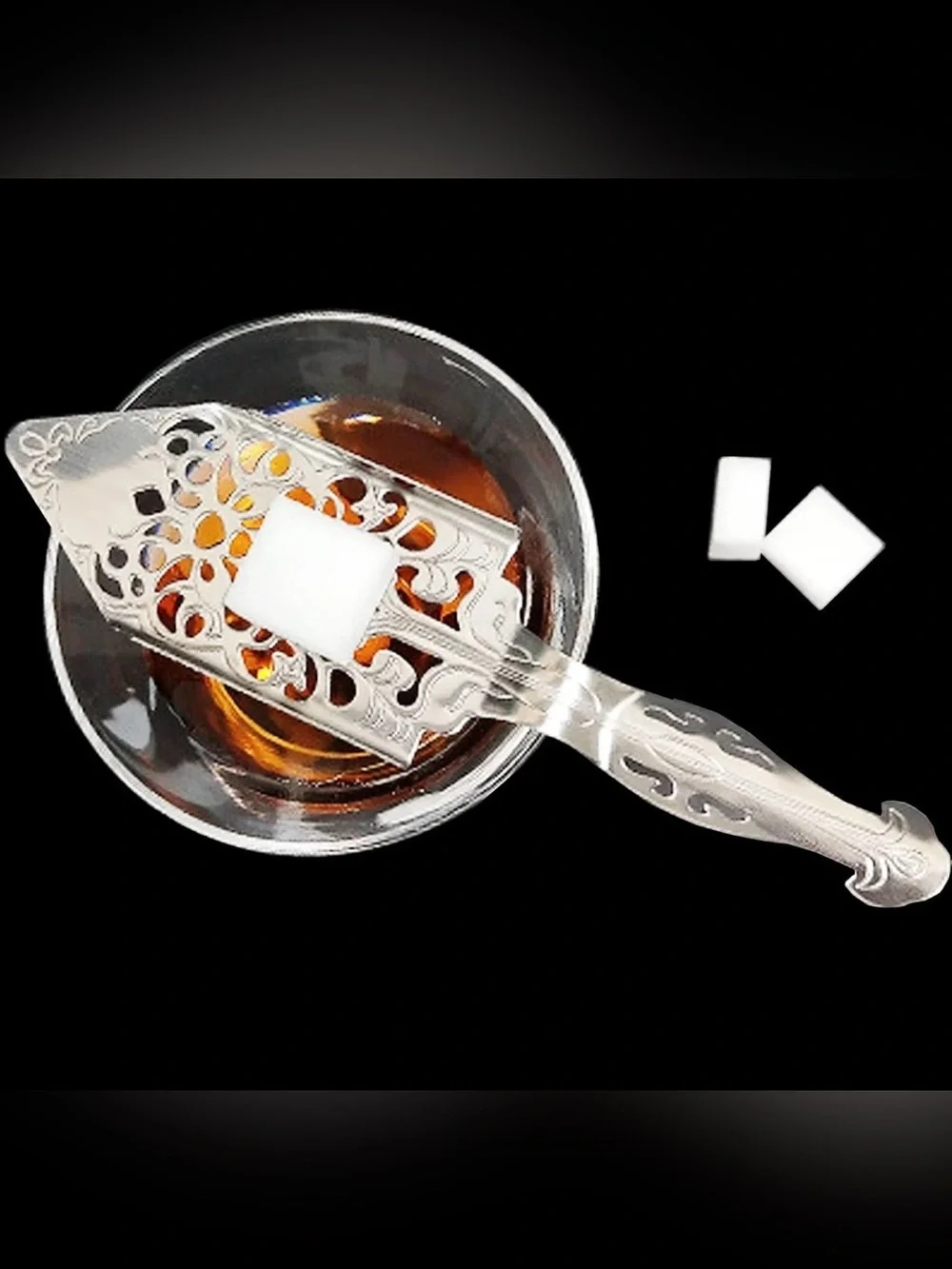ABSENTE Absinthe Sugar Spoons Lot of 3 Cocktail Barware Slotted Wormwood Bar